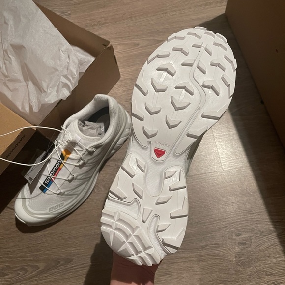 Salomon XT-6 White/Lunar Rock Size 7.5M/8.5W BNIB - Picture 3 of 9